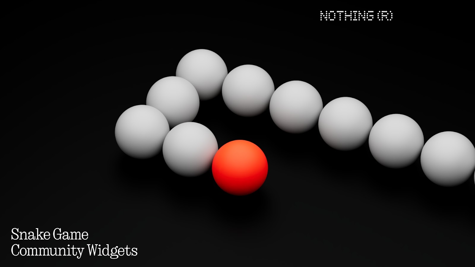 Snake game on NothingOS.