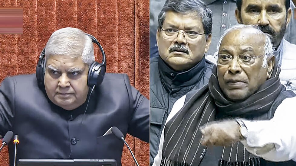 Pandemonium in Rajya Sabha over no-confidence notice against Dhankhar, proceedings adjourned till Monday