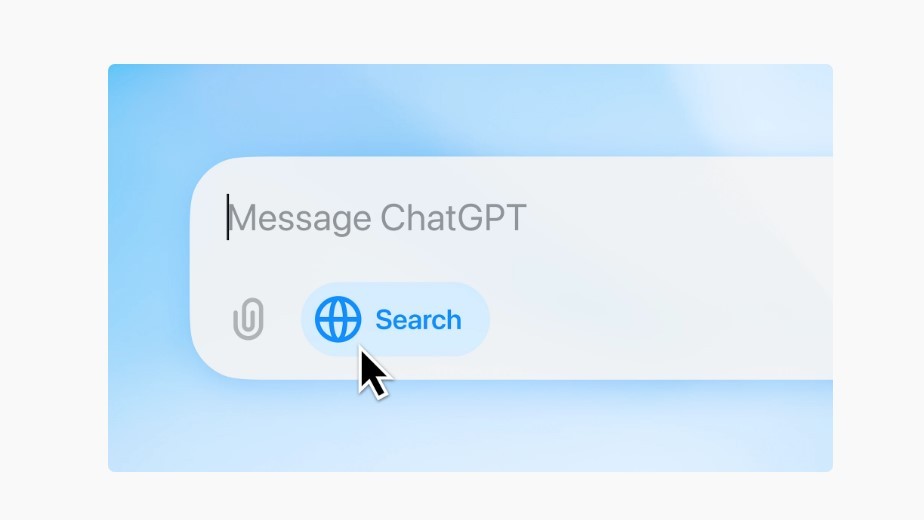 SearchGPT on ChatGPT app.