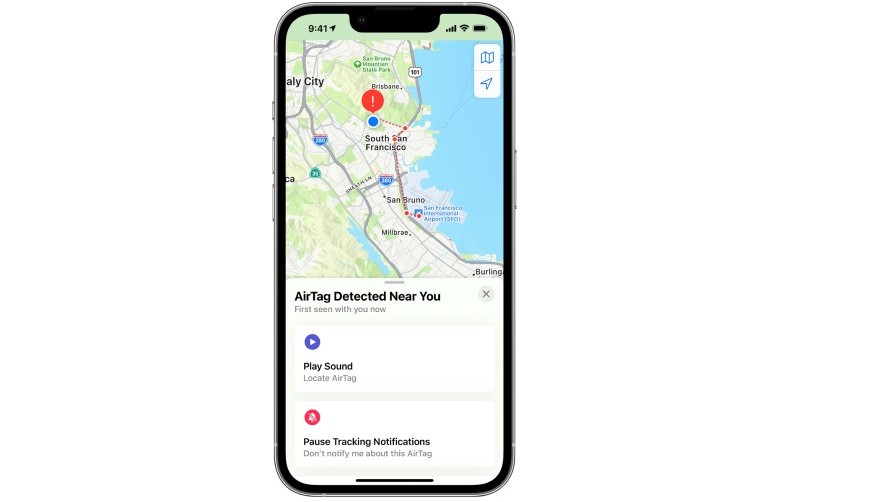 AirTag detection feature.