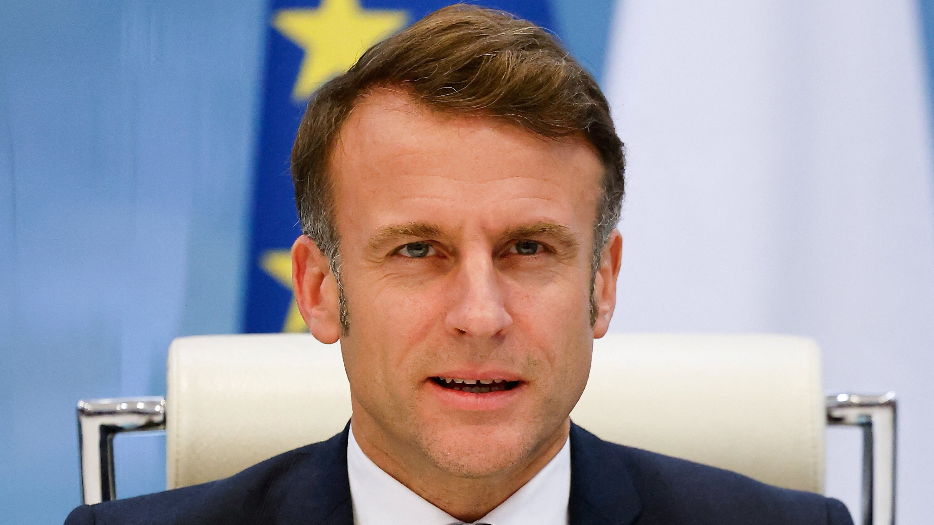 Macron swears in angry exchange with residents of cyclone-hit Mayotte