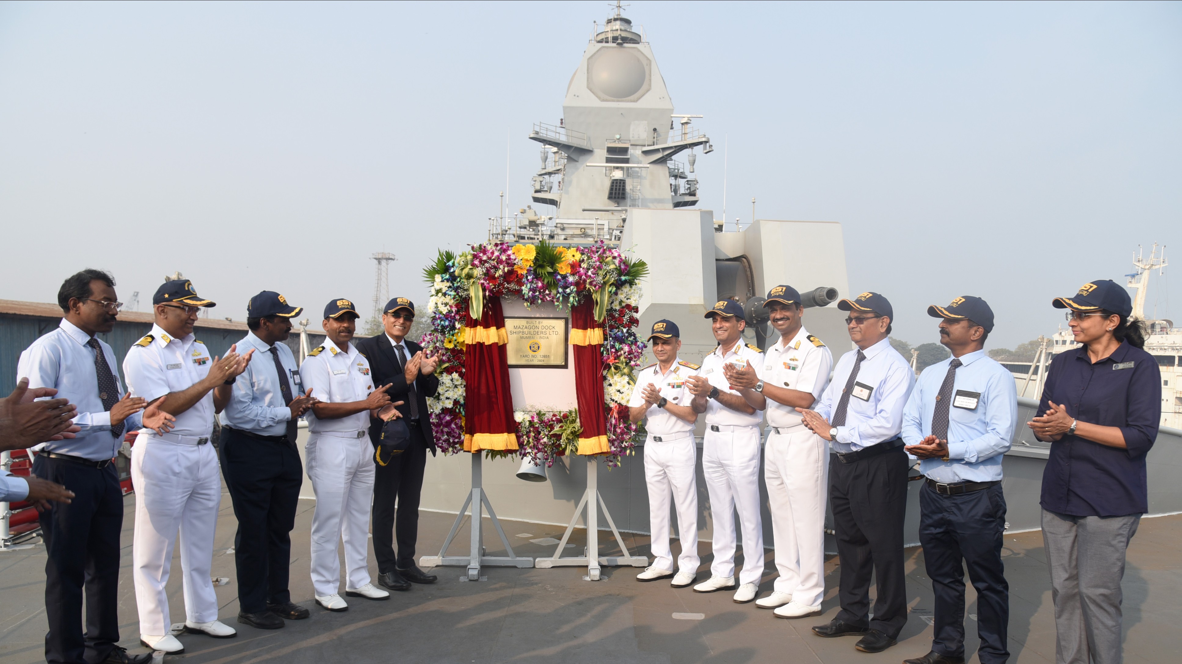 MDL delivers two warships to Navy