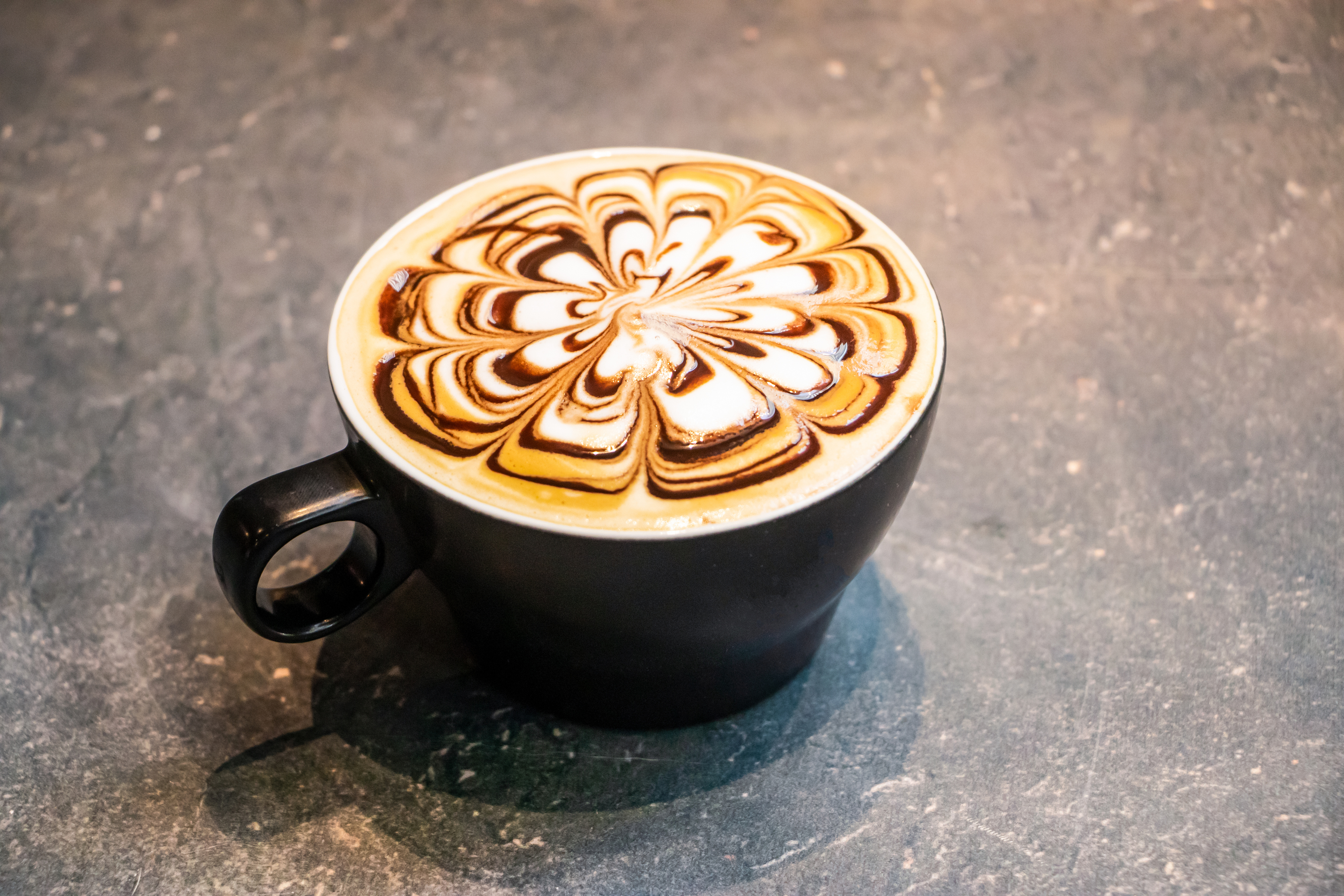 Mocha: If you love chocolate
For the chocolate lovers there’s no other brew as pleasing as the Mocha. It has Espresso chocolate steamed milk and foam – the works.