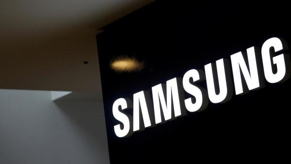 The logo of Samsung