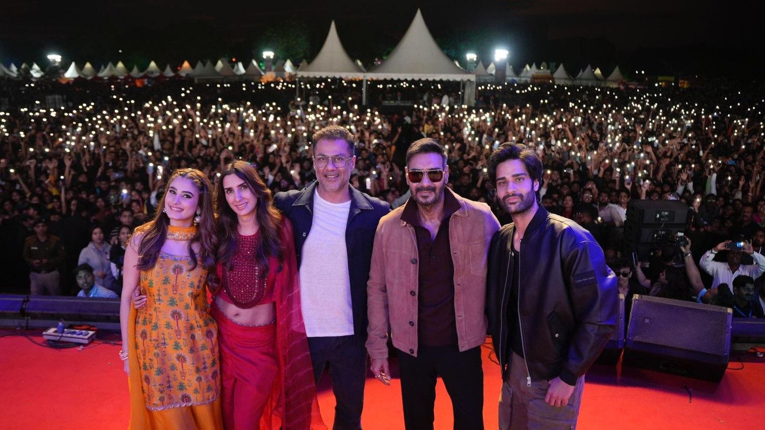 'Azaad's title track launch in Bhubaneswar draws over 50,000 fans, creates massive buzz for the film