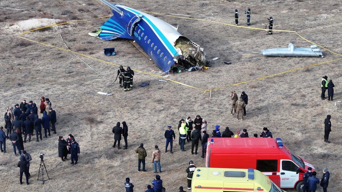 38 dead after passenger jet crashes in Kazakhstan with 67 onboard