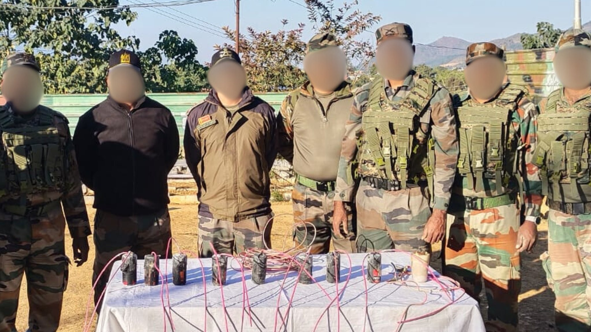 Security forces seize 3.6 kg explosives from under bridge in Manipur's Churachandpur