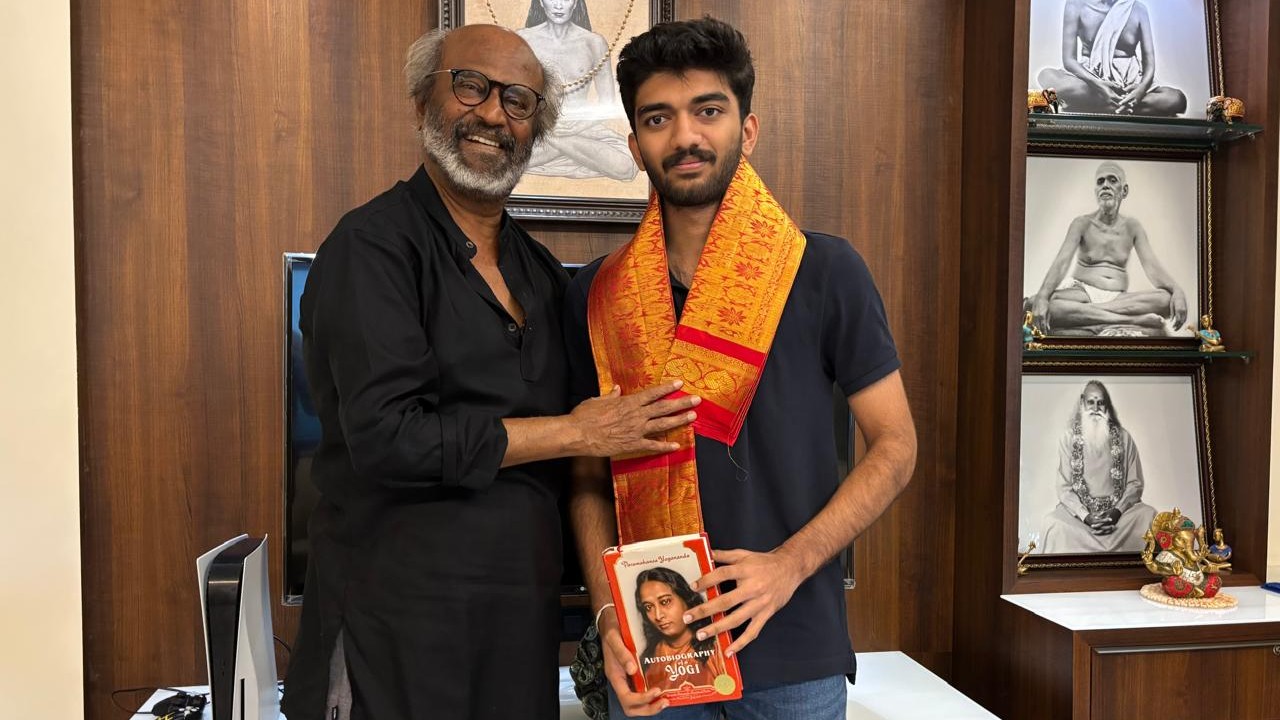 World Chess Champion Gukesh meets Rajinikanth, thanks him for sharing wisdom