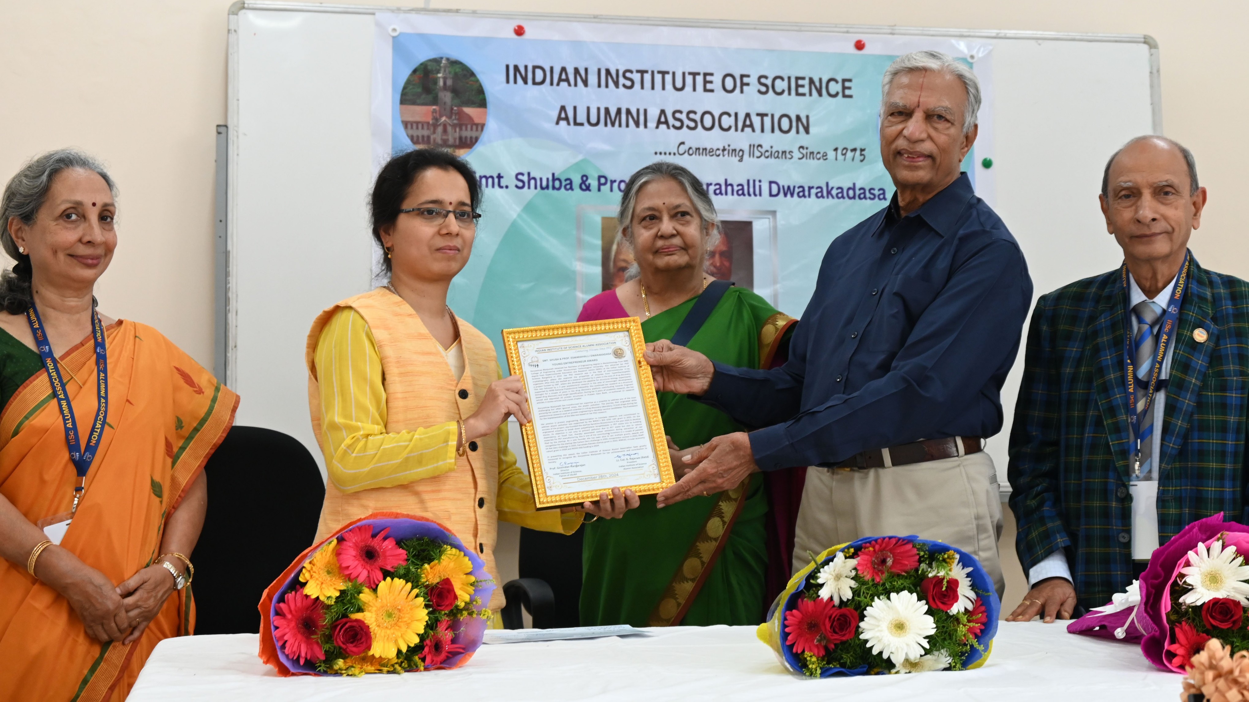 IISc alumni association remembers Ratan Tata, presents Entrepreneur Award