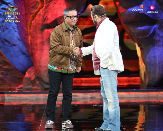 Ashneer Grover and Salman Khan.