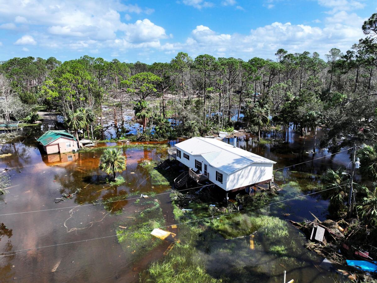 Aftermath of Hurricane Helene.