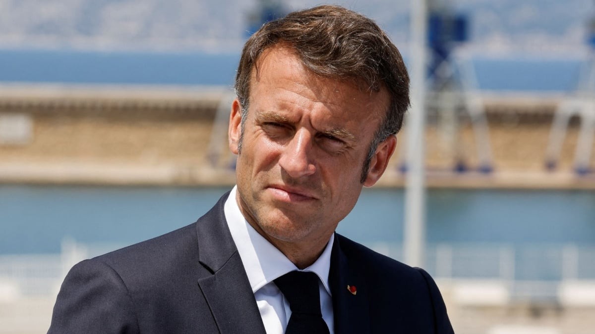 French President Emmanuel Macron. 