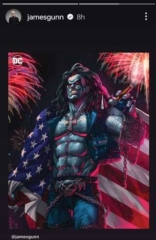 James Gunn shares the Lobo artwork.