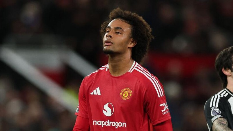 Man United's Joshua Zirkzee.