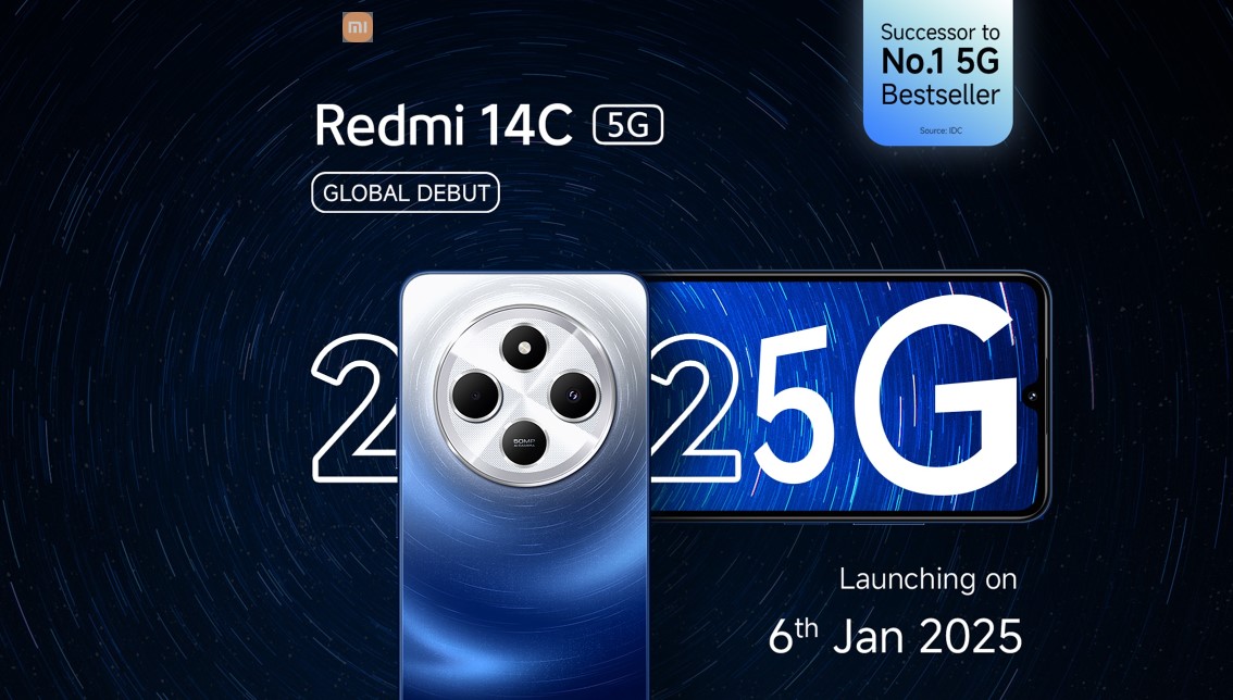 Redmi 14C 5G series teaser.