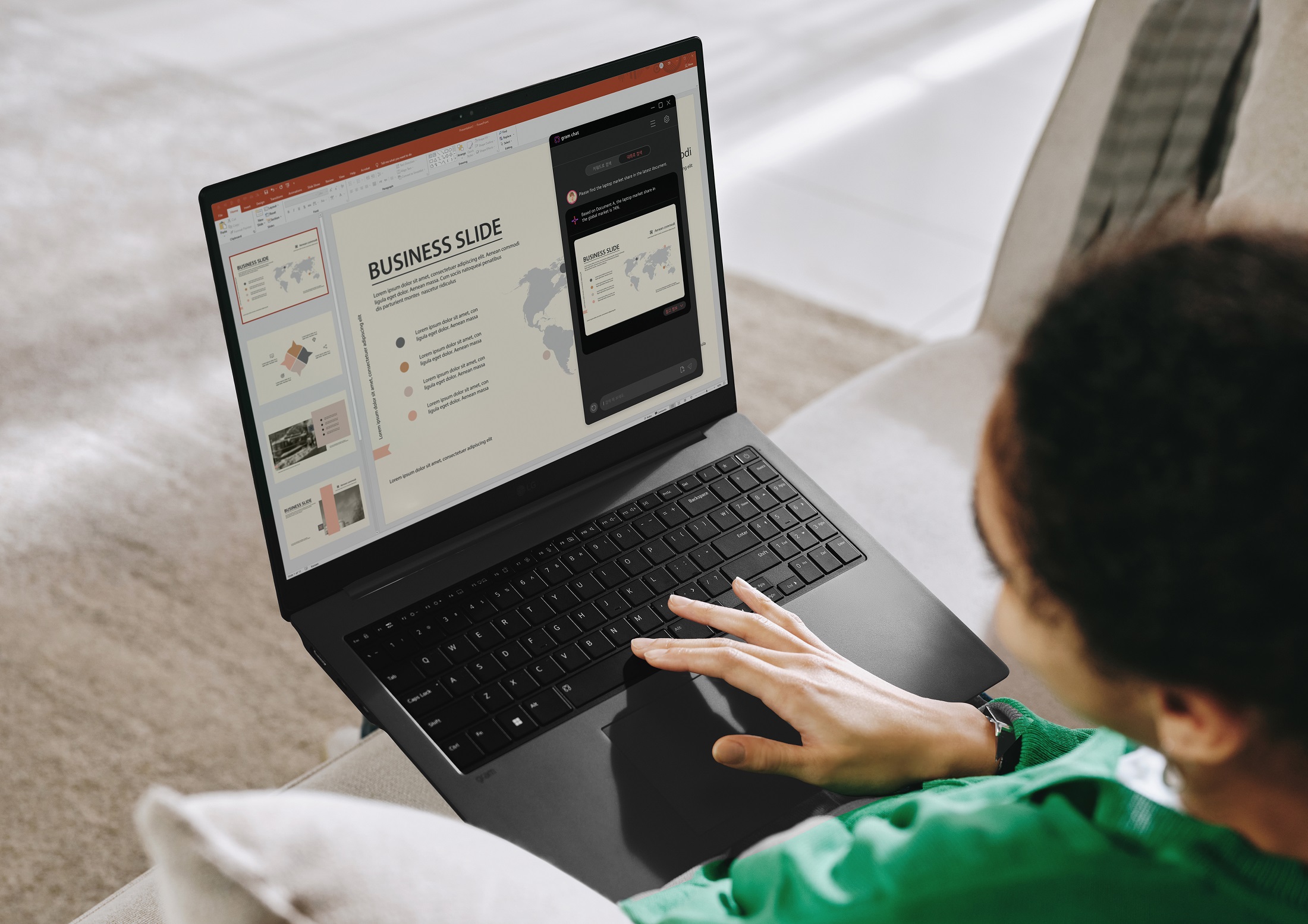 LG 2025 Gram series laptop.