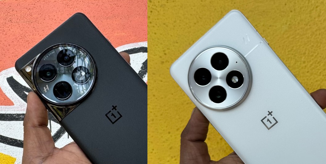 OnePlus 12 (left) and OnePlus 13 (right).