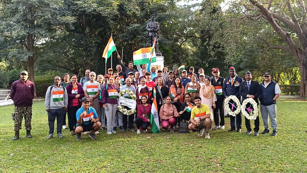 Bengaluru citizens walk 15 km to commemorate Army Day  