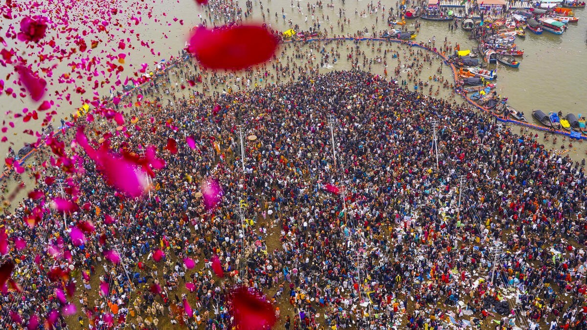 ISKCON, Adani Group provide meals to nearly one lakh people daily at Maha Kumbh