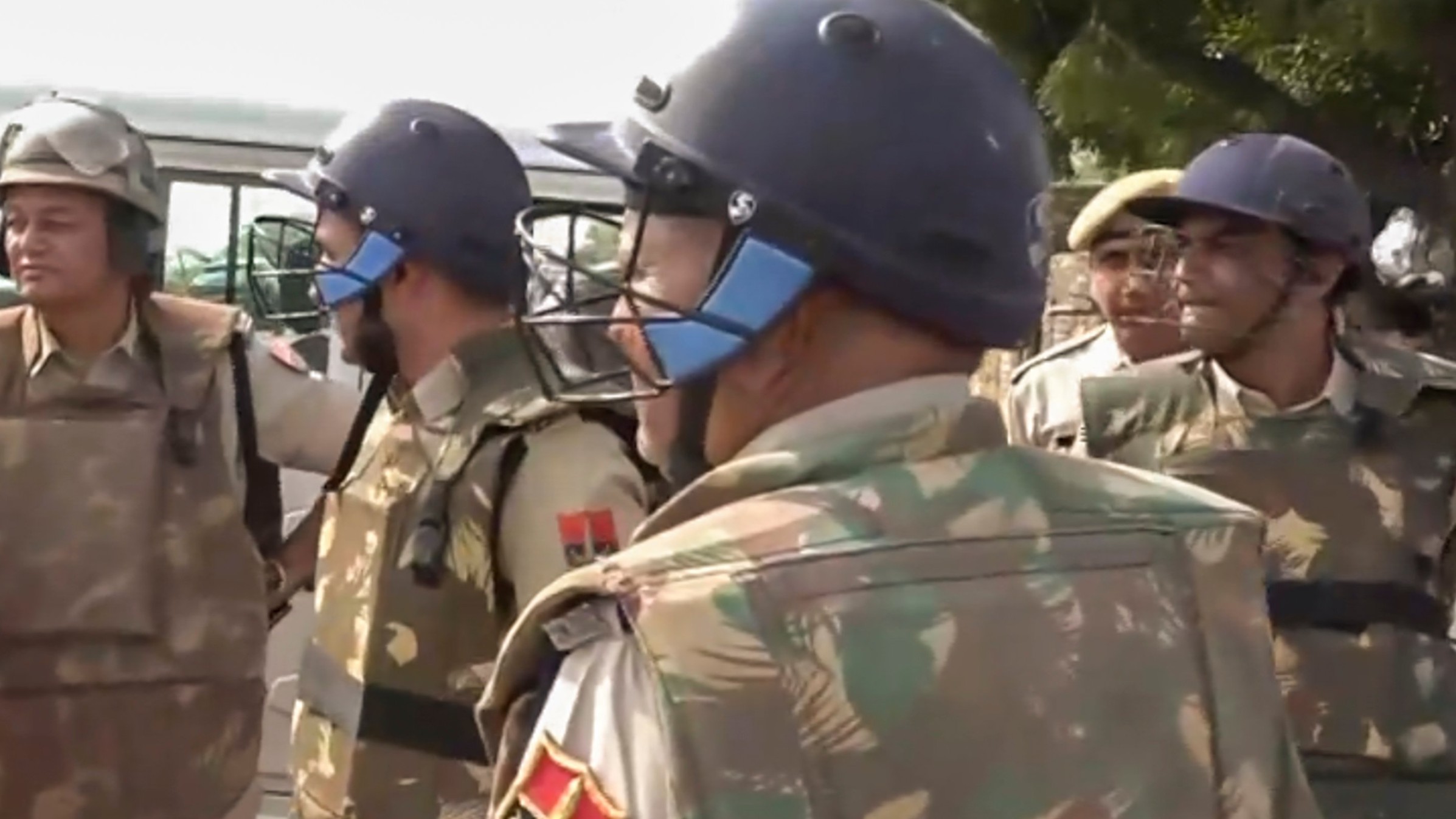 Family of rape victim pelts stones at house of accused in Bharatpur, police control situation