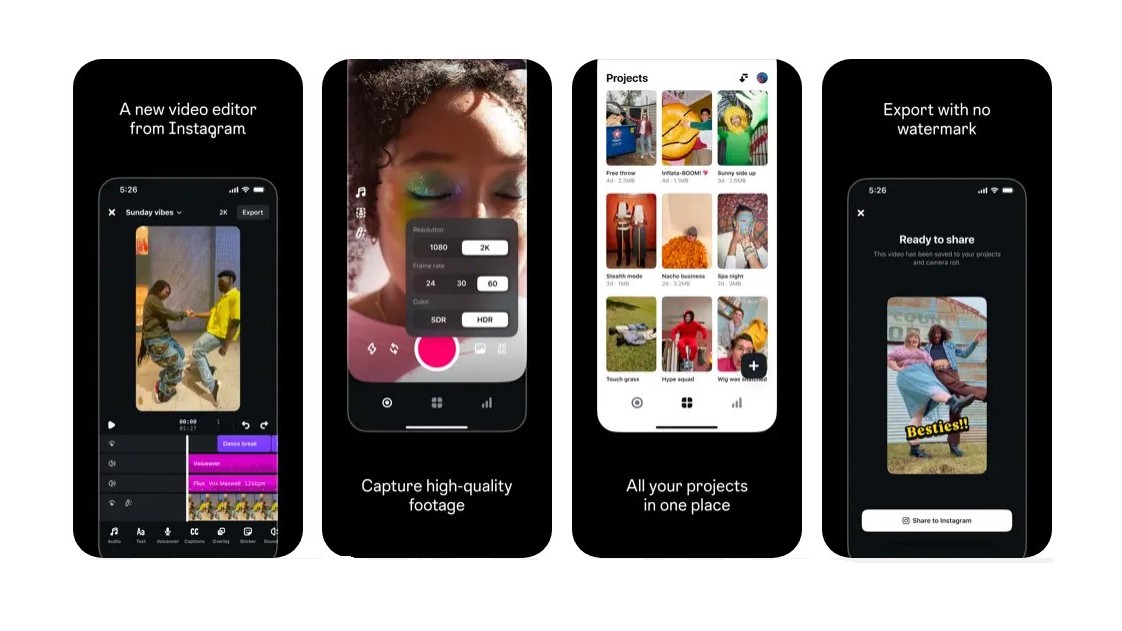 Edits app on Apple App Store.