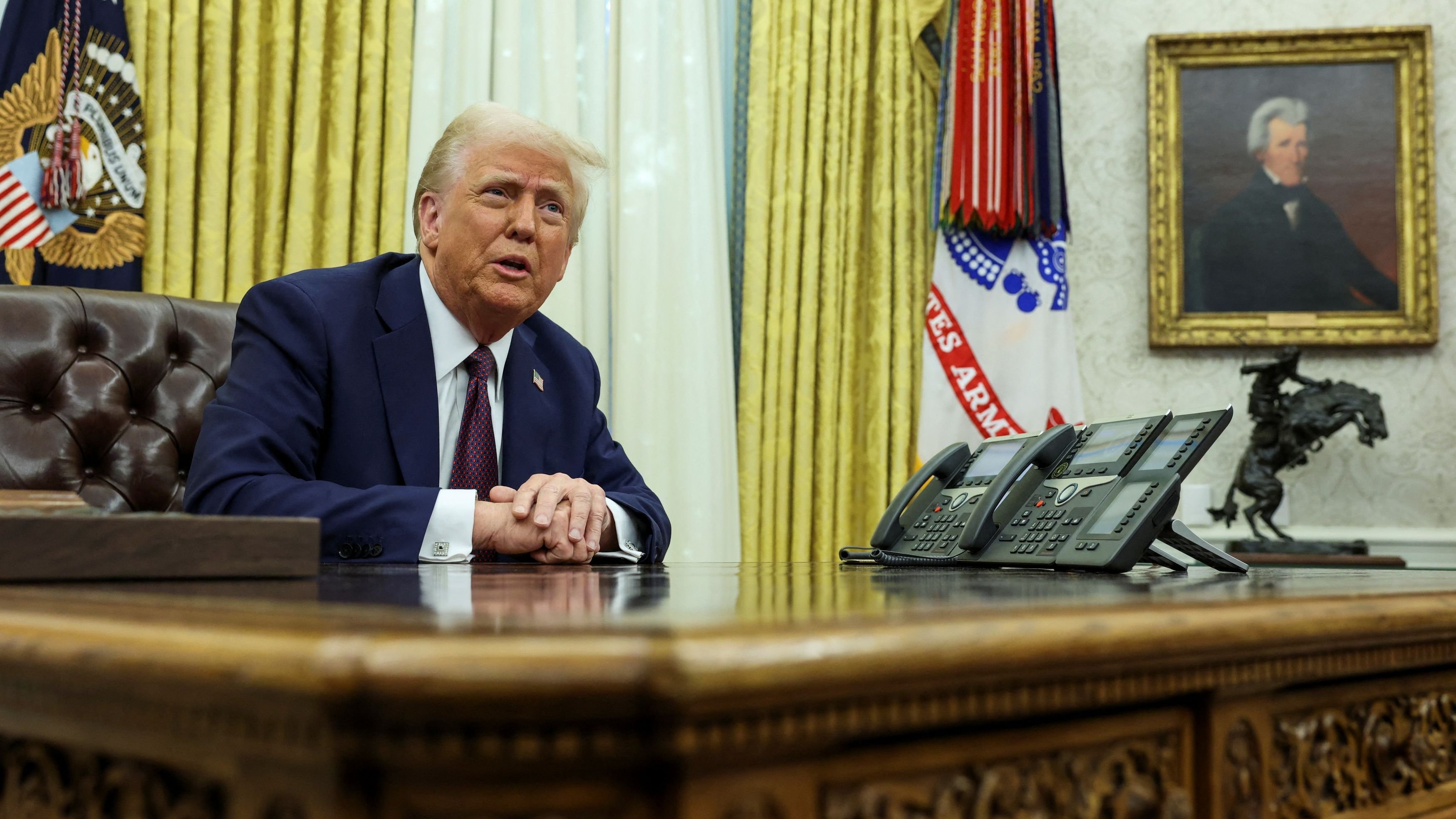 Make in America or face tariffs: Trump tells businesses leaders at Davos