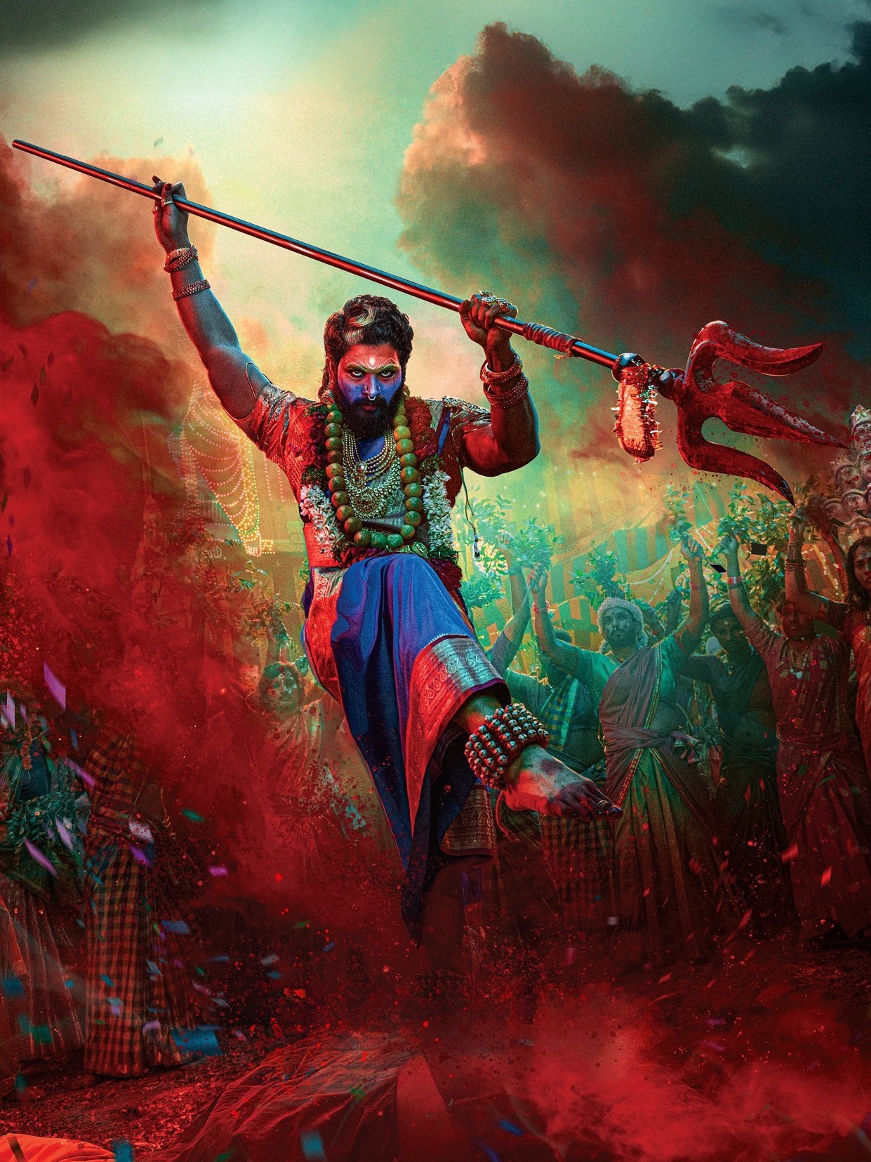 Pushpa's giving nature is evident throughout the film. He is a protector who always puts his people first. When he saves his niece during the Jatara festival. This moment underscores his selfless love and unwavering dedication to his community.