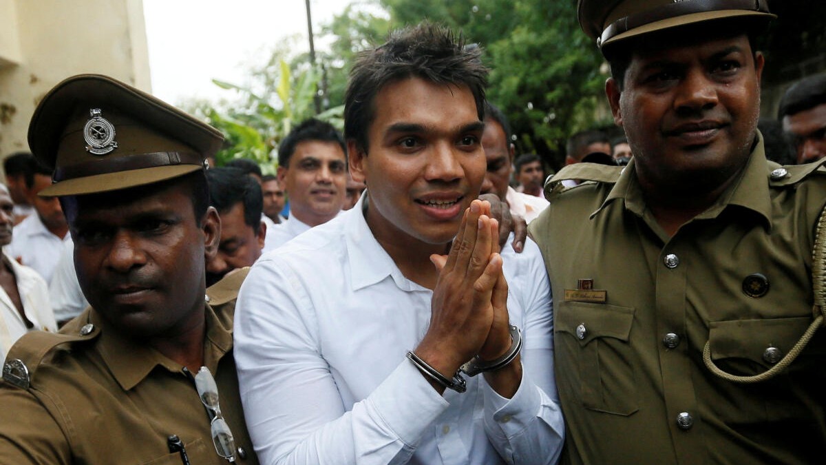 Ex-Sri Lankan President Mahinda Rajapaksa’s elder son indicted for alleged misappropriation