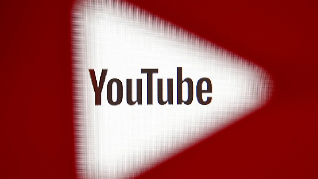 YouTube logo.