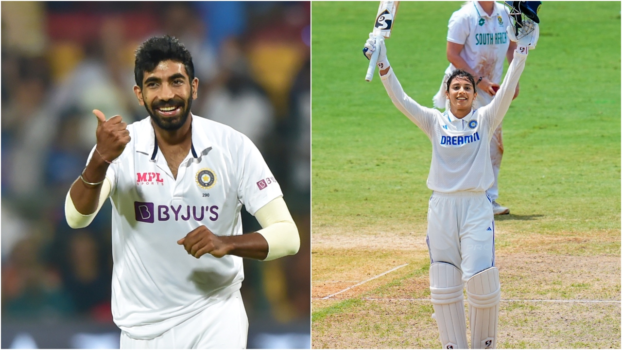 BCCI Awards: Bumrah is best men's cricketer, Smriti Mandhana bags women's honour