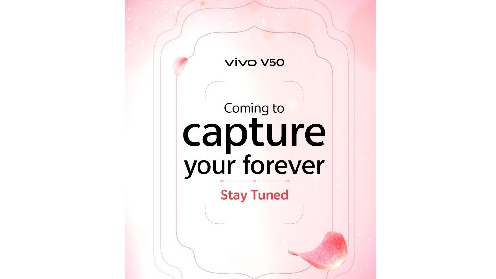Vivo V50 series teaser.
