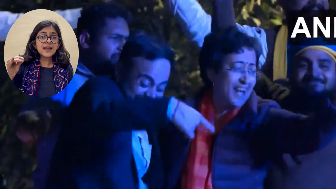 Delhi Assembly Elections 2025 Results | 'What kind of shamelessness is this?' Atishi's celebration despite AAP's loss draws Swati Maliwal's wrath