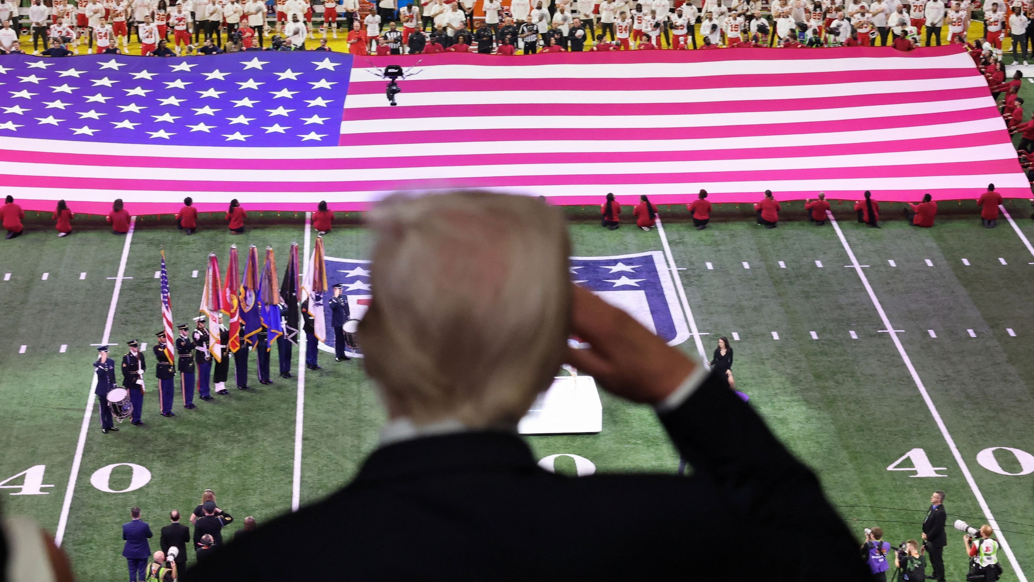 Trump attends Super Bowl with a complicated NFL relationship