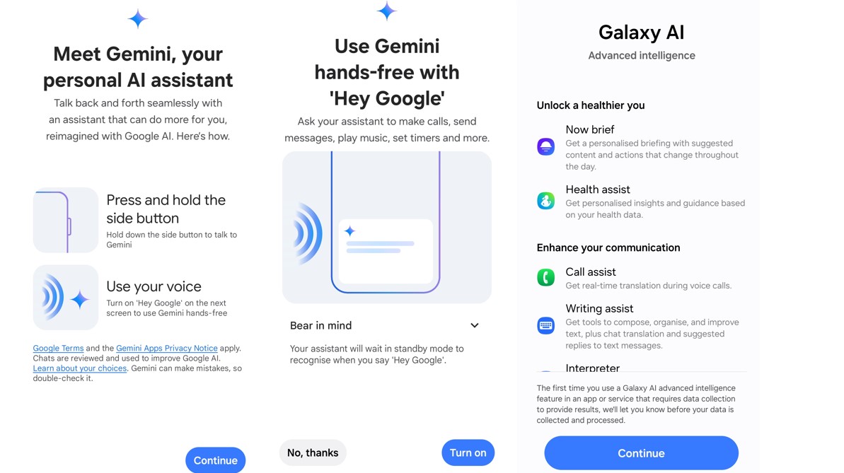 Gemini AI features on Samsung Galaxy S25 Ultra.