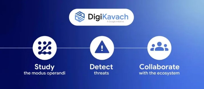 Google launched DigiKavach in India to help develop new countermeasures against scammers.