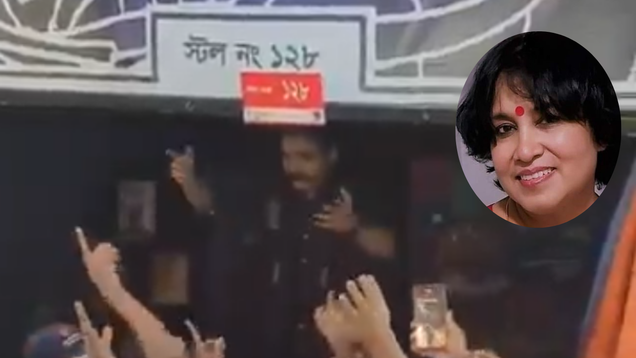 Bangladeshi protesters attack stall displaying Taslima Nasreen’s book; Yunus orders probe