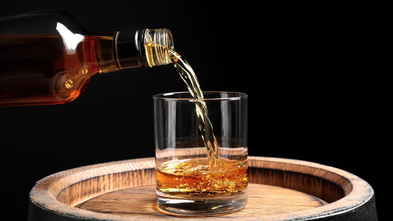 After decrease, tax on bourbon is 100%: How much duty is charged on other foreign liquor?