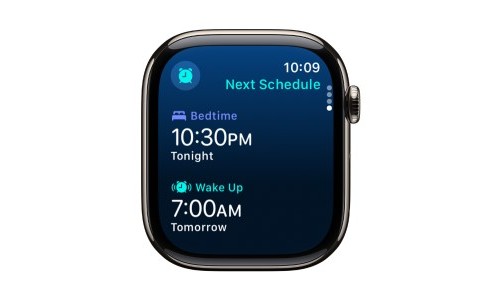 Sleep Schedule feature of the Apple Watch.
