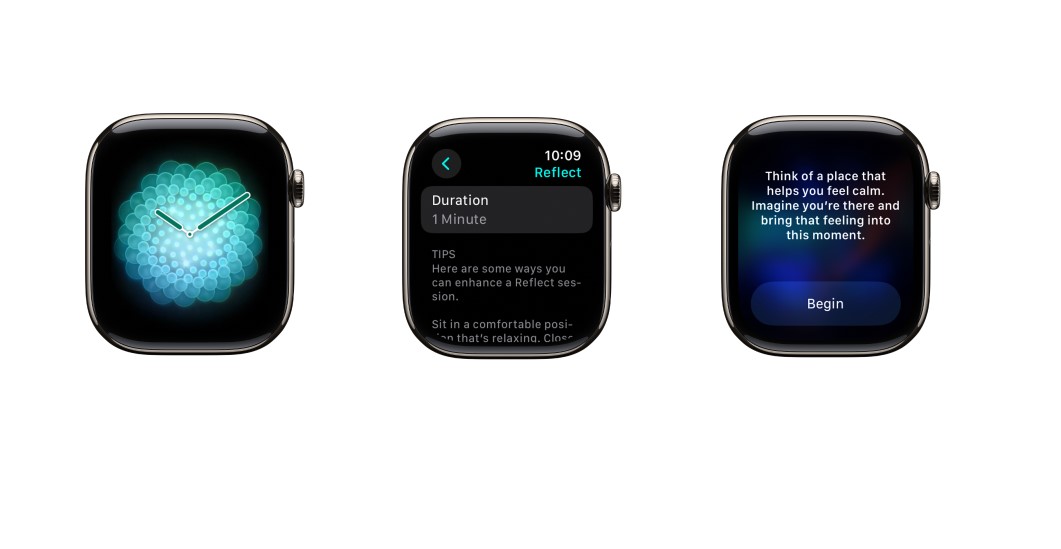 Mindfullness app for Apple Watch.