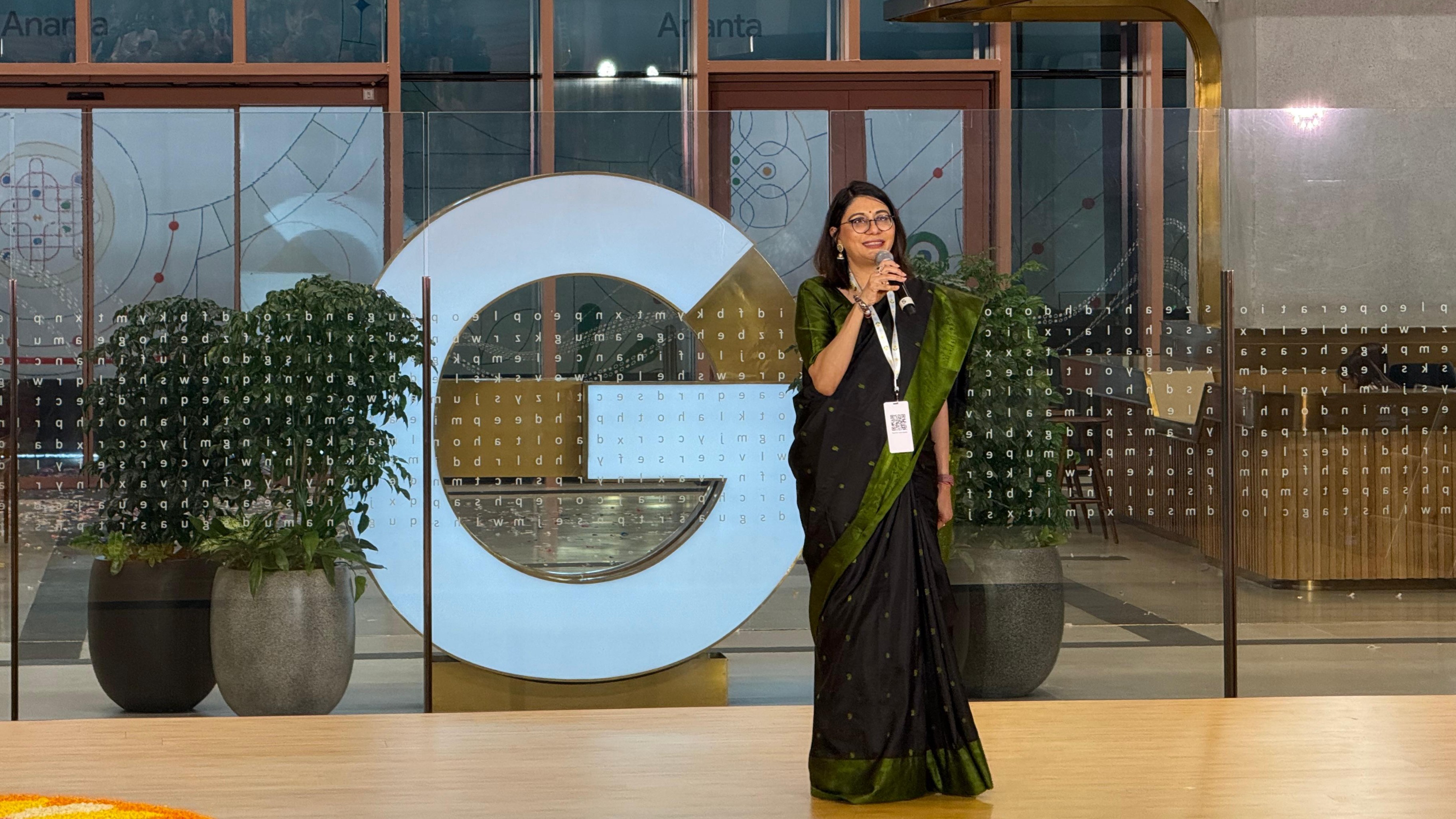 Preeti Lobana, Vice President and Country Manager, Google India at the inauguration of Google Ananta Campus in Bengaluru on February 19, 2025.