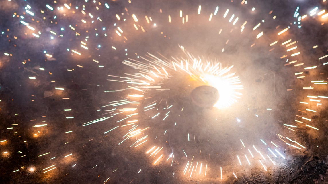 Fireworks accident at temple in Kerala injures five