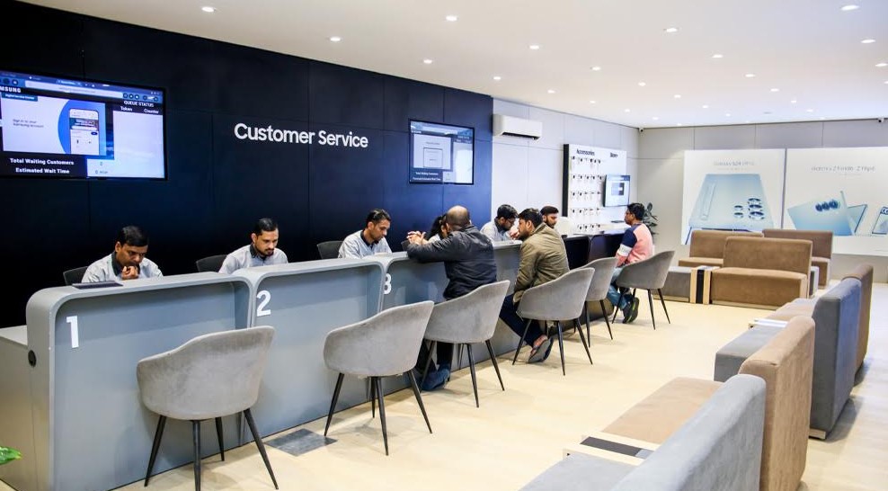 Samsung's new reimagined device repair centre.
