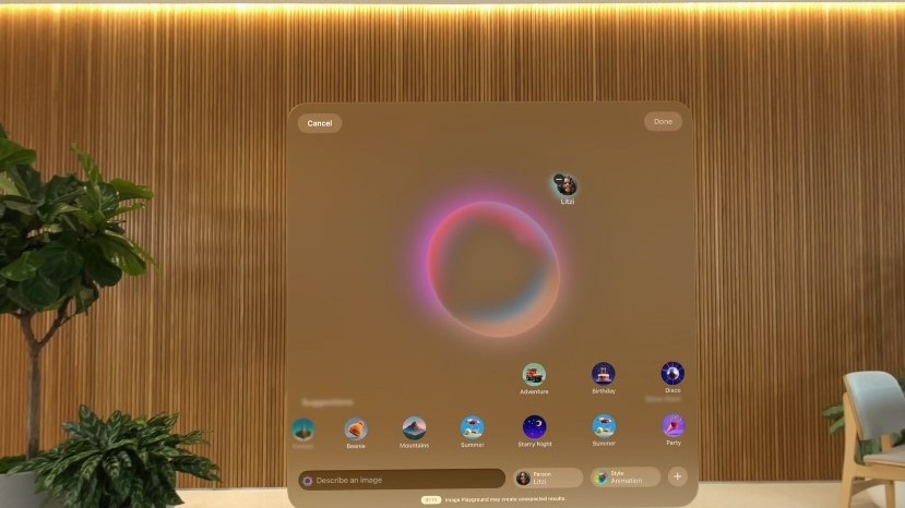 Apple Intelligence coming soon to Vision Pro devices.
