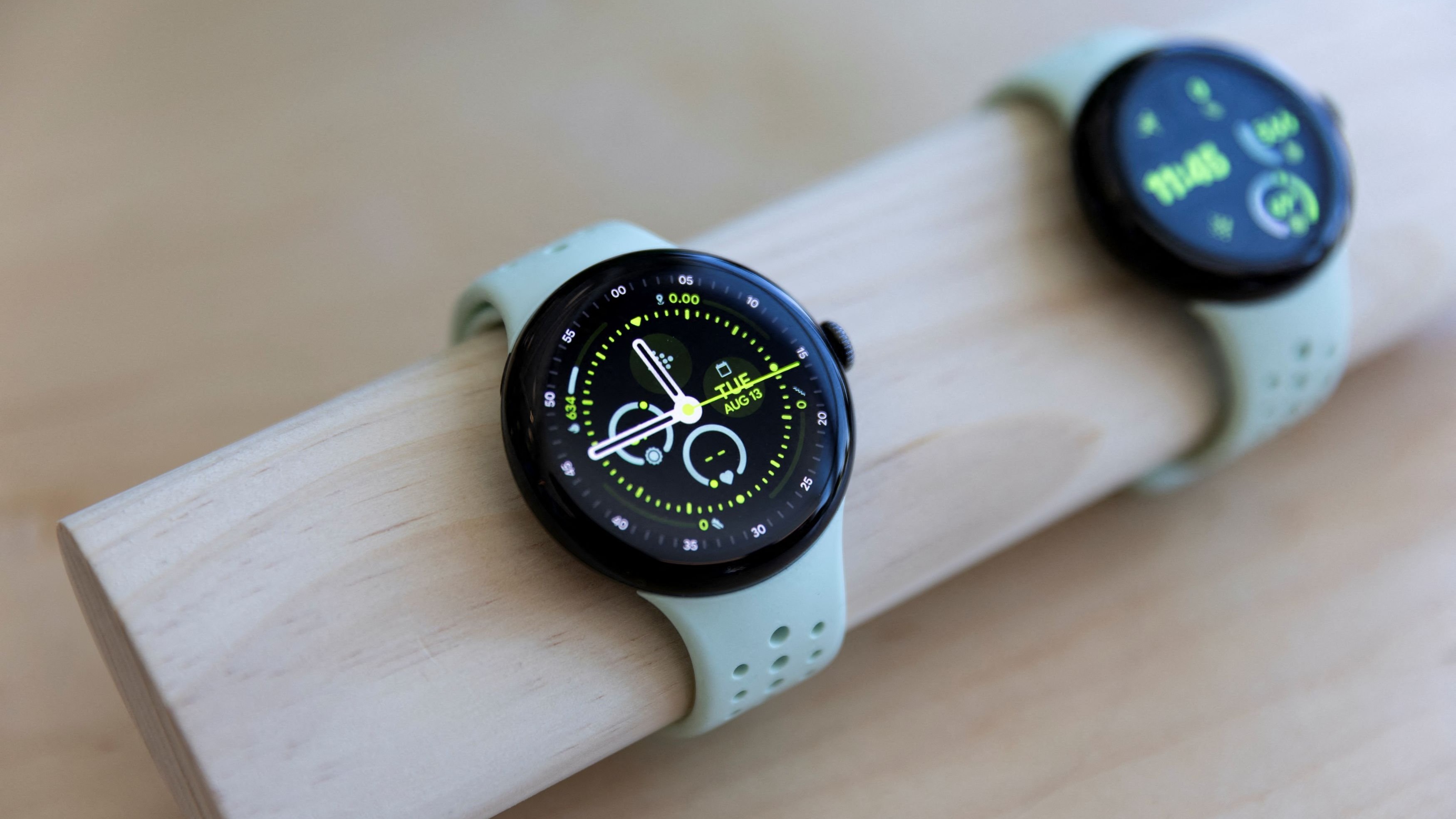 Google Pixel Watch 3 smart watches.