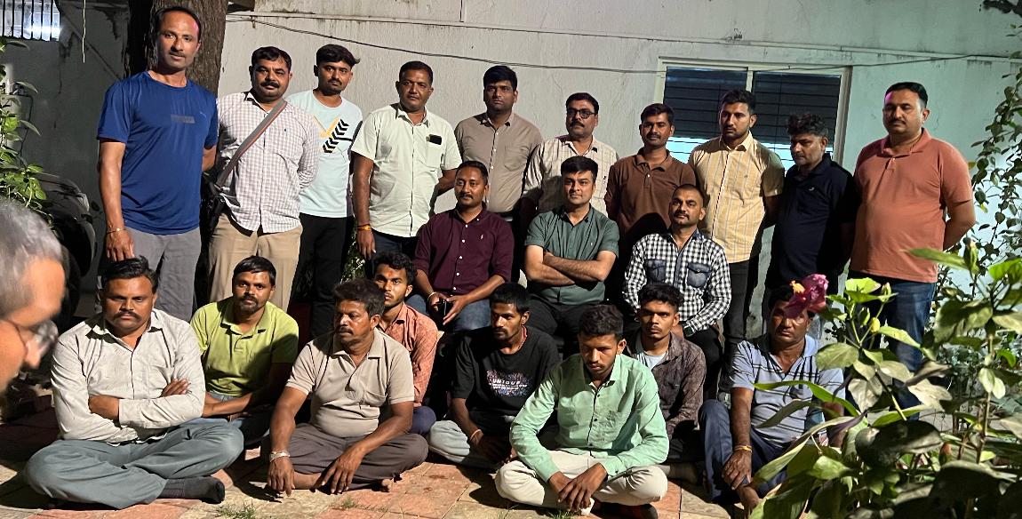 Police have arrested eight persons and recovered the stone Shivling.