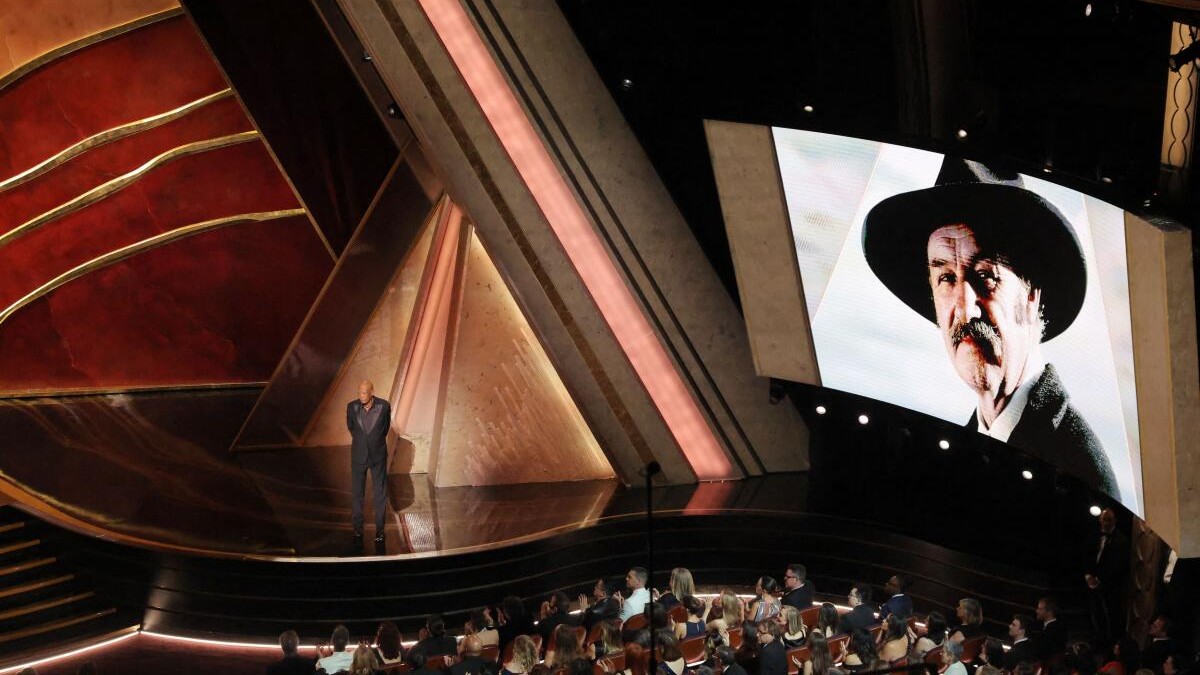 Morgan Freeman paid tribute to Gene Hackman at Oscars