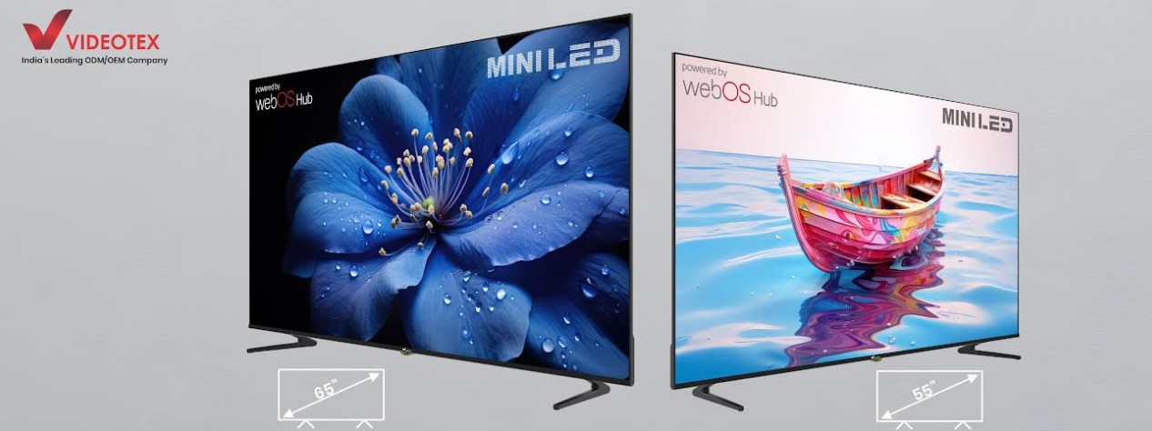 4K QD Mini LED Smart TVs by Videotex.