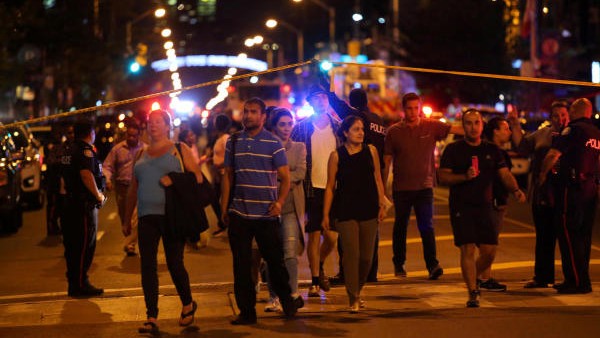 At least 12 injured in shooting at pub in Toronto, police says