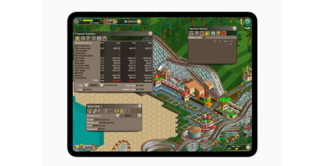 RollerCoaster Tycoon Classic+ by Atari.