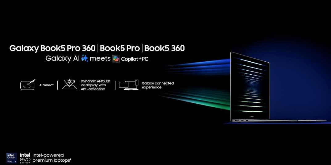 Samsung Galaxy Book5 series.